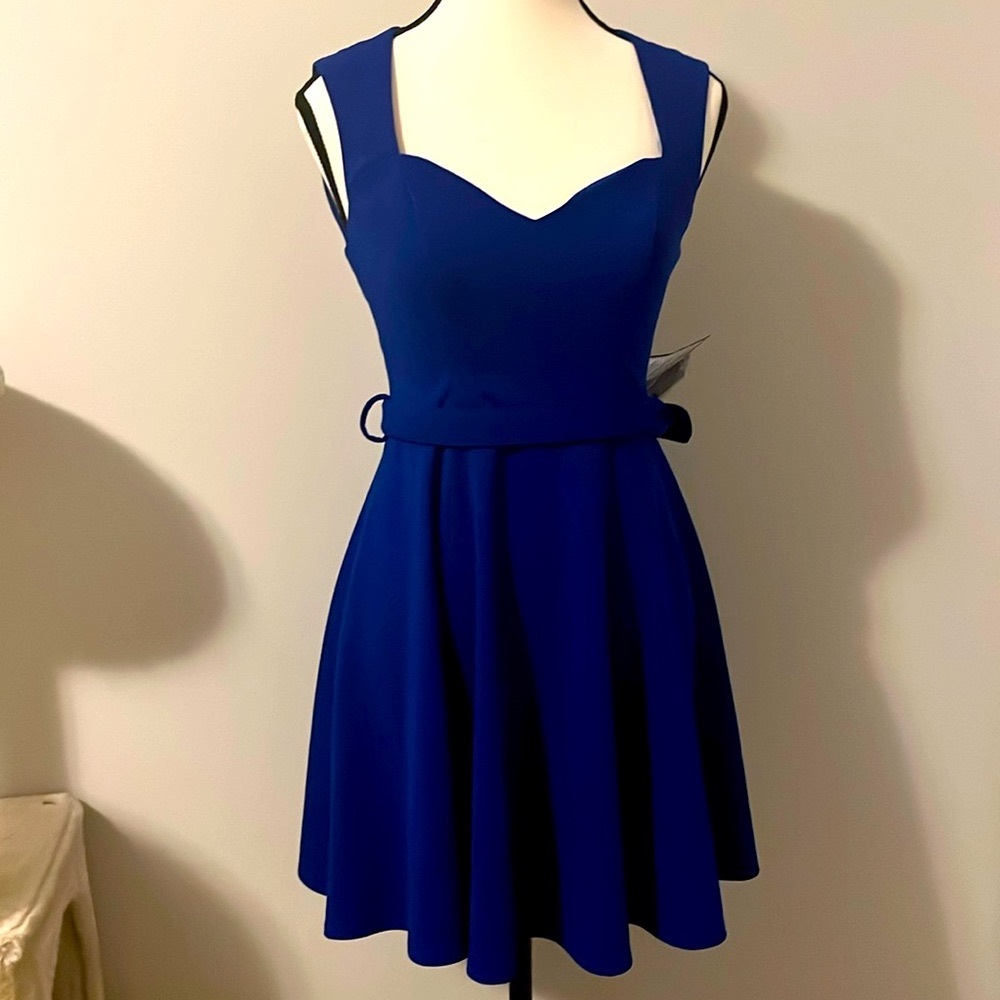 B. Darlin Royal Blue XS Mini Dress
